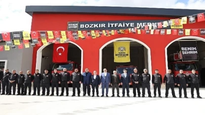 Başkan Altay Bozkır Otogarı ve İtfaiye Merkezi’ni Açtı