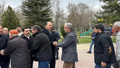 Başkan Altay Selçuklu Motorlu Vasıtalar Sanayi Camii’nde Vatandaşlarla Buluştu