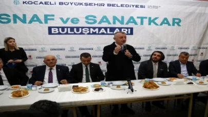 Başkan Büyükakın sanayi esnafıyla iftar yaptı