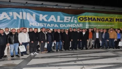 Başkan Dündar taksicilerle iftarda buluştu