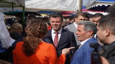 Başkan Sarıkurt ve Yüceer Seçim Çalışmalarına Devam Ediyor