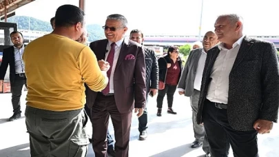 Başkan Topaloğlu’ndan sanayi esnafına ziyaret