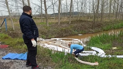 Boru hattındaki sızıntıya Büyükşehir’den hızlı müdahale