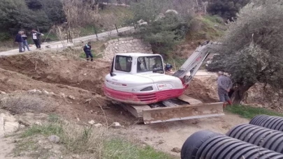 Bozkır Mahallesi’nde taşkın riskine karşı çifte önlem
