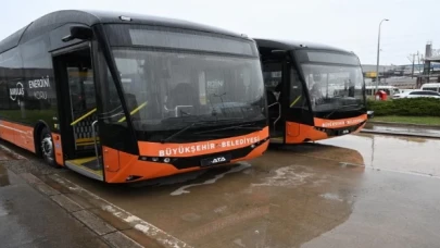 Bursa’nın ulaşım filosuna iki ’elektrikli otobüs’