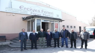 Büyükkılıç’tan Erciyes Feneri Derneği Marketi’ne ziyaret