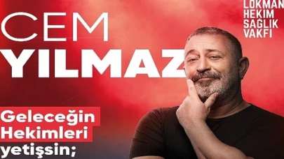 Cem Yılmaz “Geleceğin Hekimleri” yetişsin, “sağlıkta şiddet” bitsin diye sahneye çıkıyor