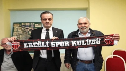 Çetinkaya’ya Ereğli’de sevgi seli