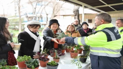 “Çiçeğim Takas” projesine ilgi büyük