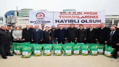 Çiftçilere mısır tohumu desteği