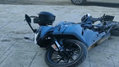 Düzce’de motor kazası