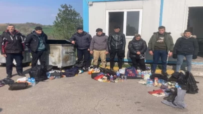 Edirne’de 8 kaçak göçmen yakalandı