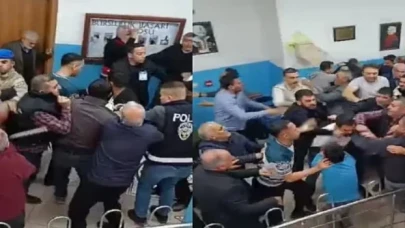 Elazığ’da seçim gerginliği! Sopa ve yumruklar havada uçuştu!