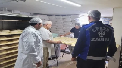 Gebze Zabıtası’ndan fırın denetimlerine devam