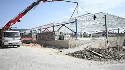Göynük pazar alanı tamamlanıyor