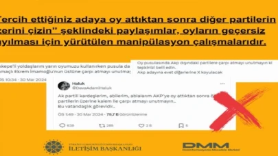 İletişim’den ’oy manipülasyonu’na karşı uyarı!