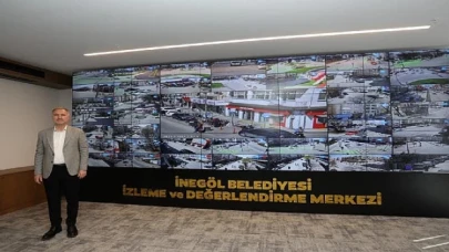 İnegöl Artık Bu Merkezden 7/24 İzlenecek