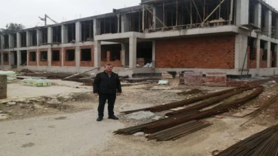 İpsala’daki TOBB İlkokulu inşaatı hızla sürüyor