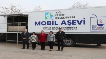 İzmit’te Mobil Aşevi’nden iftar hazırlığı