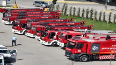 Kocaeli’de yeni araçlar İtfaiyenin gücüne güç katacak