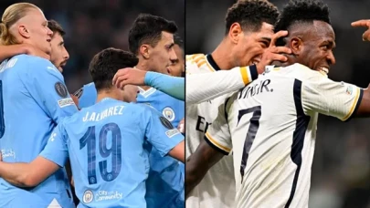 Manchester City ve Real Madrid, UEFA Şampiyonlar Ligi'nde çeyrek finale yükseldi