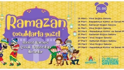 Nevşehir Belediye’nden Çocuklara Ramazan Müjdesi