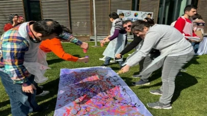 Sakarya’nın özel çocuklarından rengarenk eser