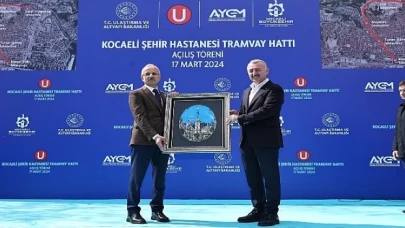 Şehir Hastanesi Tramvay Hattı törenle açıldı