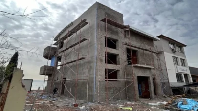 Yarımca Yelken Kulübünde sıva imalatı tamam