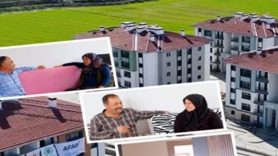 Afet bölgesinde çifte bayram sevinci