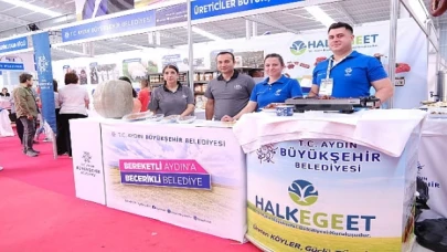 Aydın’da bu yıl 11’ncisi düzenlenen Uluslararası Tarım, Gıda Ve Hayvancılık Fuarı’nda,  Aydın Büyükşehir Belediyesi’nin açtığı stant yoğun ilgi gördü