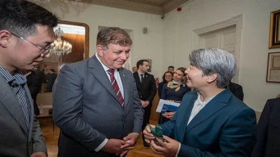 Başkan Cemil Tugay, Çin’in Gansu Eyaleti heyetini ağırladı