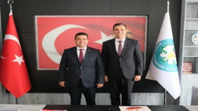 Başkan Dönmez, Başkan Ferdi Zeyrek’i ziyaret etti