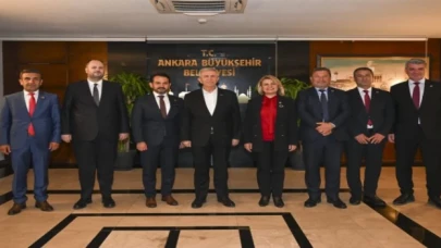 Başkan Hürriyet, ABB Başkanı Mansur Yavaş’ı ziyaret etti