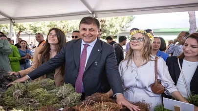 Başkan Tugay, Alaçatı Ot Festivali’nin açılışını yaptı