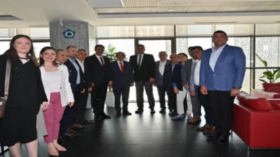 Başkan Zeyrek, MTSO Yönetimini ağırladı