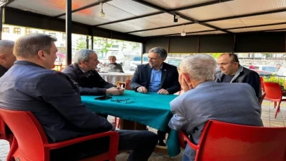 Bursa Gemlik’te Başkan ’teşekkür’ nezaketinde