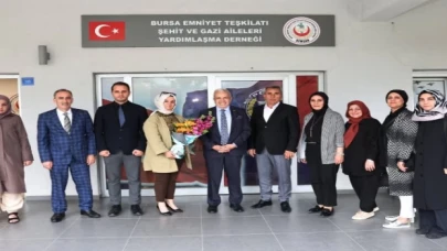 Bursa Nilüfer’de Başkan Özdemir’den şehit yakınları ve gazilere ziyaret