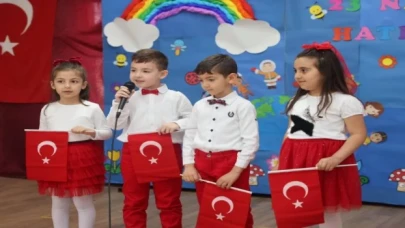 Çocuk kulüplerinde 23 Nisan coşkusu