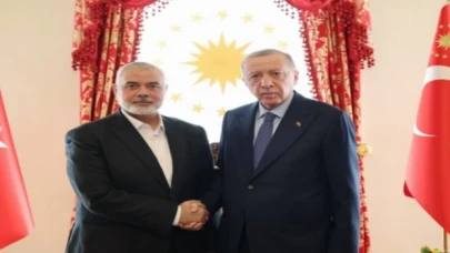 Cumhurbaşkanı Erdoğan Haniye’yi kabul etti