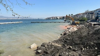 Değirmendere çekek yerinde çalışmalar başladı