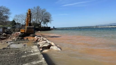 Değirmendere’de çekek yeri çalışmaları başladı