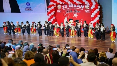 Didim Belediyesi Deniz Yıldızları Kreş ve Gündüz Bakımevi öğrencileri, 23 Nisan Ulusal Egemenlik ve Çocuk Bayramı’nı büyük bir coşku ile kutladı