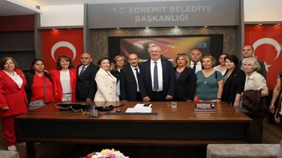 Edremitliler Başkan Ertaş İle Kucaklaştı