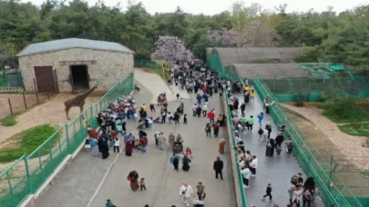 Gaziantep Doğal Yaşam Parkı’na akın ettiler
