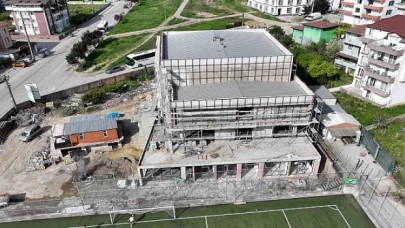 Hasan Doğan Gençlik Merkezi hızla yükseliyor