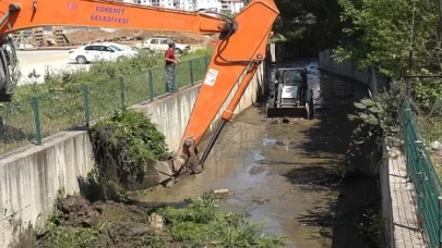 KanlıDere’de temizlik çalışmalarına başladı