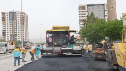 Kayseri Kocasinan’da can damarı yol tamamlanıyor