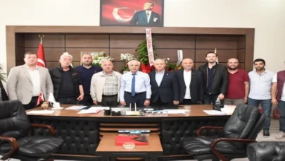 Keşan Ticaret Borsası’ndan Mehmet Özcan’a ziyaret