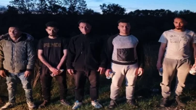 Lalapaşa’da 5 düzensiz göçmen yakalandı